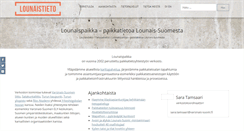Desktop Screenshot of lounaispaikka.fi