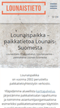 Mobile Screenshot of lounaispaikka.fi